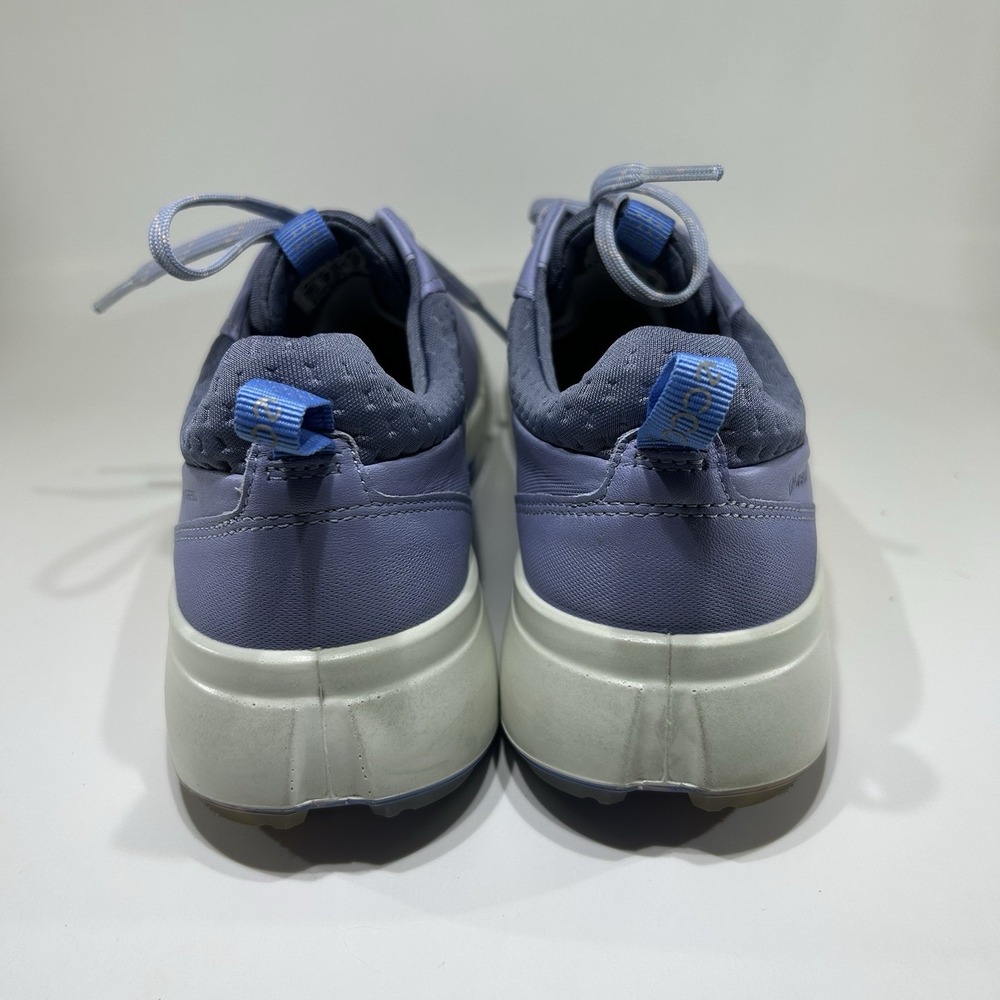 ECCO Golf Biom Hybrid Womens 8-8.5 Purple Blue Leather Cleated Shoes 39 - Picture 6 of 8